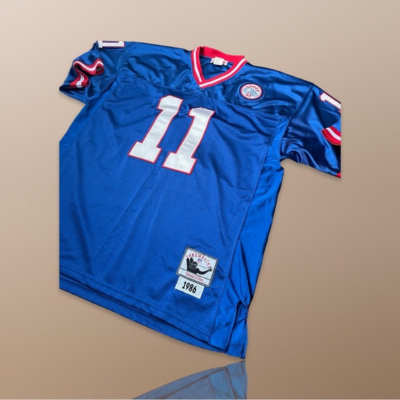 Vintage Phil Simms NY Giants 1986 Spider Tribute Jersey - Picture 4 of 7